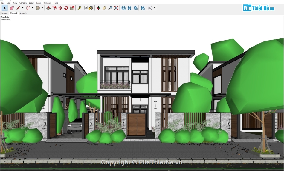 Nhà 2 tầng file sketchup,File sketchup Nhà phố 2 tầng,Nhà phố 2 tầng file sketchup,file sketchup nhà phố 2 tầng,Sketchup nhà phố 2 tầng,Sketchup nhà phố 2 tầng 8.5x12m